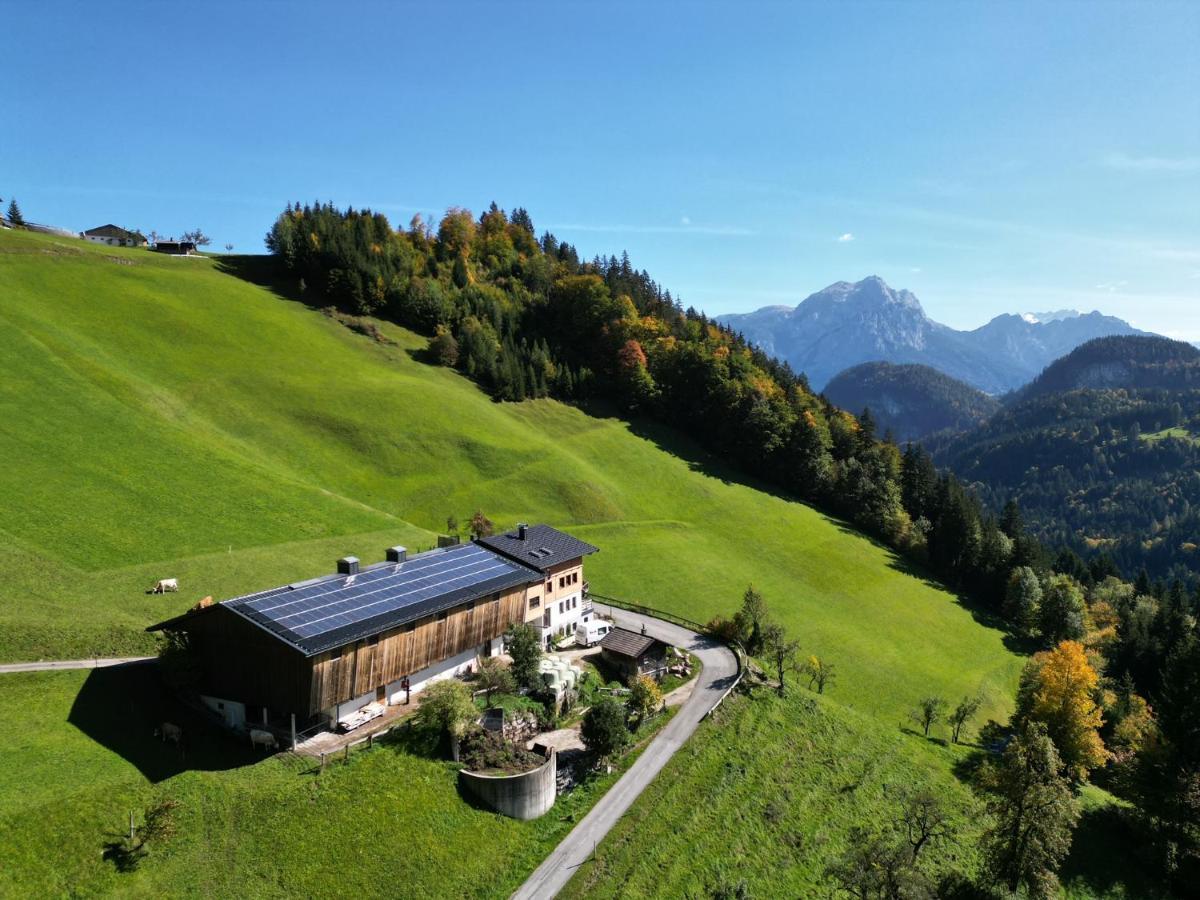 Biobauernhof Schneiderbauer Apartamento Unken Exterior foto