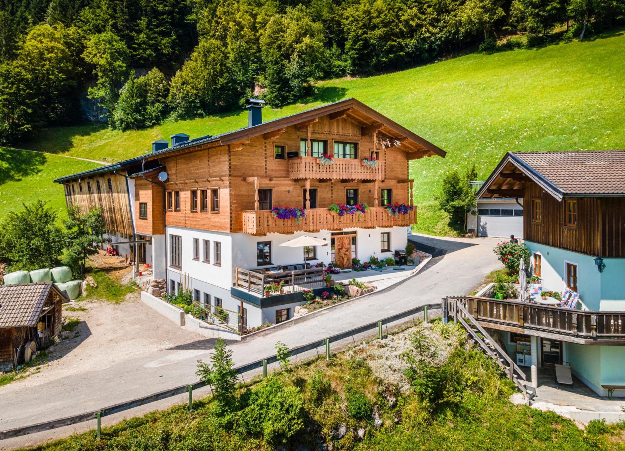 Biobauernhof Schneiderbauer Apartamento Unken Exterior foto
