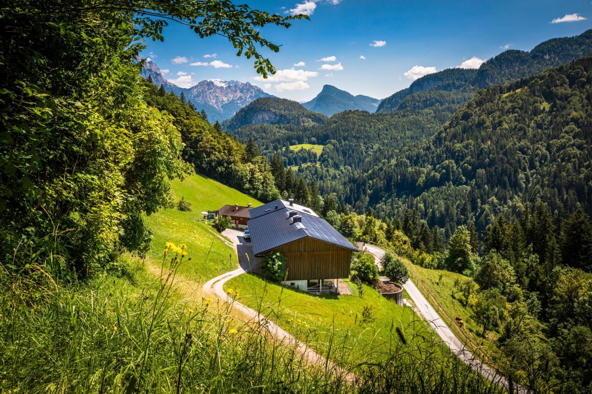 Biobauernhof Schneiderbauer Apartamento Unken Exterior foto